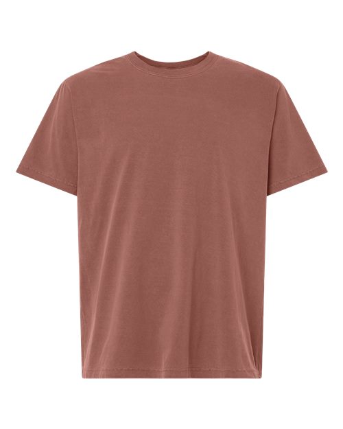 BELLA + CANVAS Unisex Heavyweight Garment-Dyed Tee 4810GD - Washed Chestnut