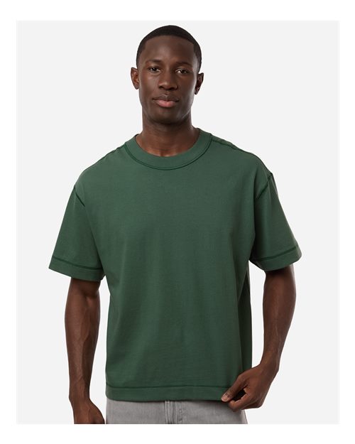 American Apparel Unisex Heavyweight Cotton Mid-Length Tee 13ML0
