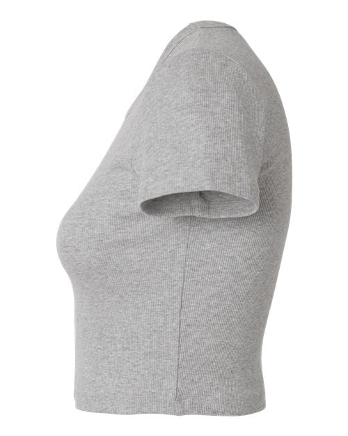 American Apparel Women's Baby Rib Cropped Tee BR210
