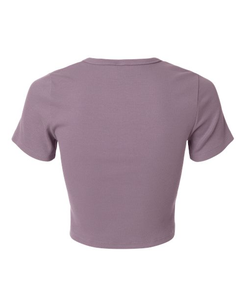 American Apparel Women's Baby Rib Cropped Tee BR210