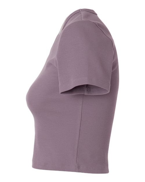American Apparel Women's Baby Rib Cropped Tee BR210