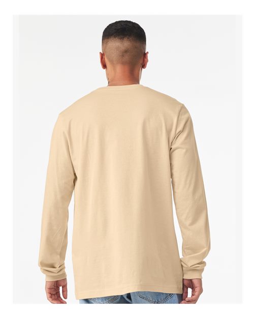 BELLA + CANVAS Unisex Jersey Long Sleeve Tee 3501 - Soft Cream