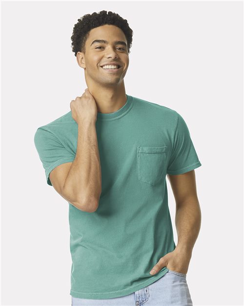 Comfort Colors Unisex Garment-Dyed Heavyweight Pocket T-Shirt 6030