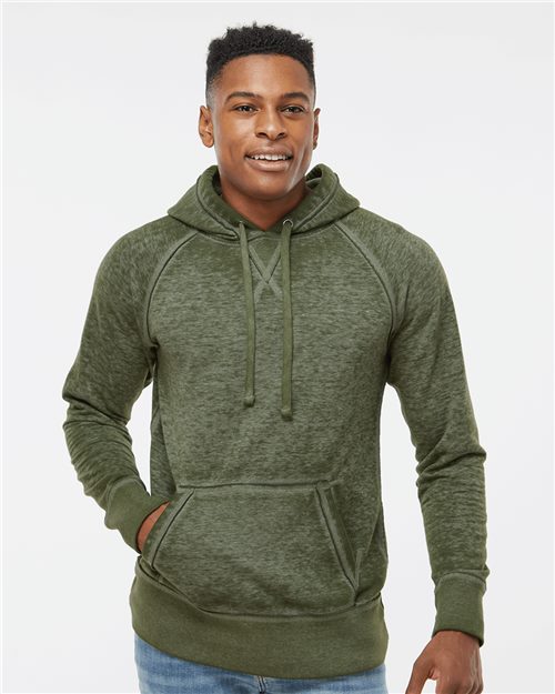 J. America Men's Vintage Zen Fleece Hooded Sweatshirt 8915