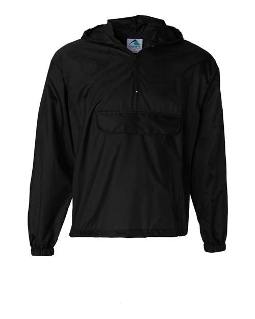 Augusta Sportswear Unisex Packable Half-Zip Hooded Pullover Jacket 3130