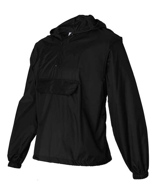 Augusta Sportswear Unisex Packable Half-Zip Hooded Pullover Jacket 3130