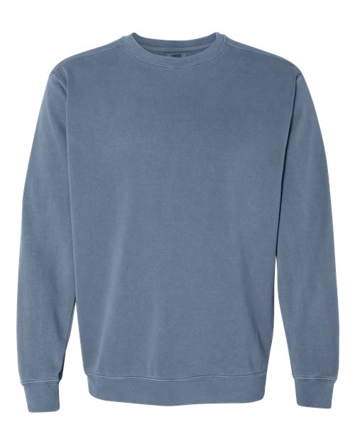 Comfort Colors Unisex Garment-Dyed Crewneck Sweatshirt 1566 - Blue Jean