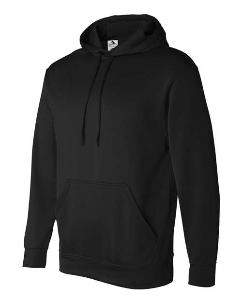 Augusta Sportswear Men's Wicking Fleece Hooded Sweatshirt 5505 - Black