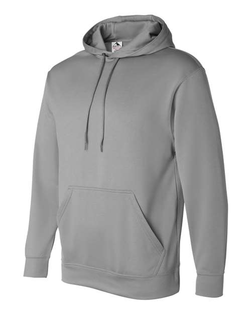 Augusta Sportswear Men's Wicking Fleece Hooded Sweatshirt 5505 - Athletic Grey