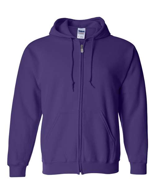 Gildan Unisex Heavy Blend™ Full-Zip Hooded Sweatshirt 18600 - Purple