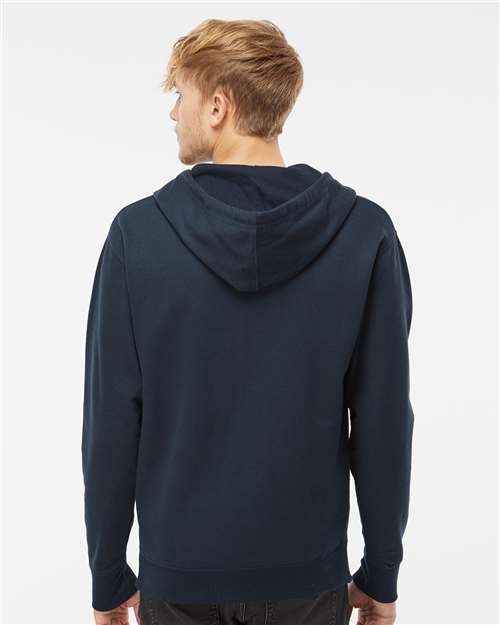 Independent Trading Co. Unisex Midweight Full-Zip Hooded Sweatshirt SS4500Z - Navy