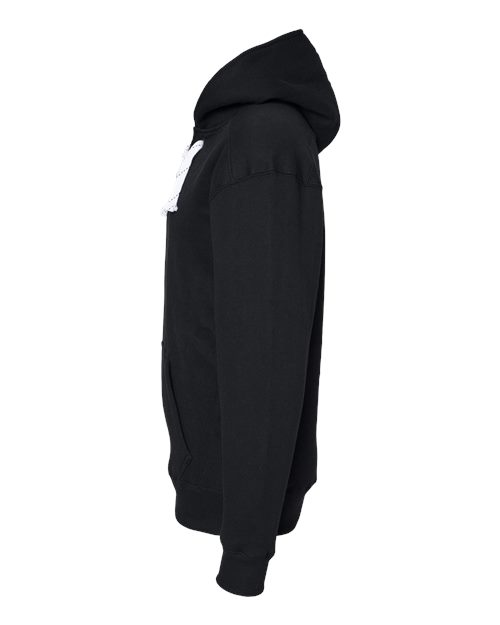 J. America Men's Sport Lace Hooded Sweatshirt 8830 - Black