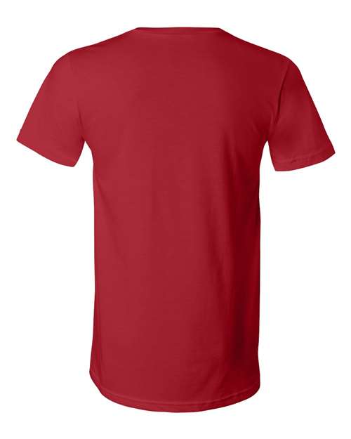 BELLA + CANVAS Unisex Jersey V-Neck Tee 3005 - Canvas Red