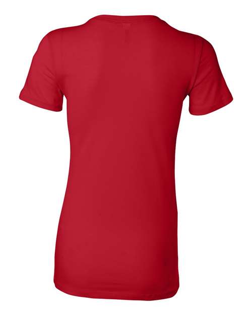 BELLA + CANVAS Women's Slim Fit Tee 6004 - Red