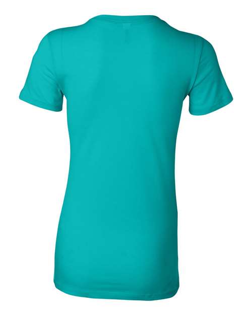 BELLA + CANVAS Women's Slim Fit Tee 6004 - Teal