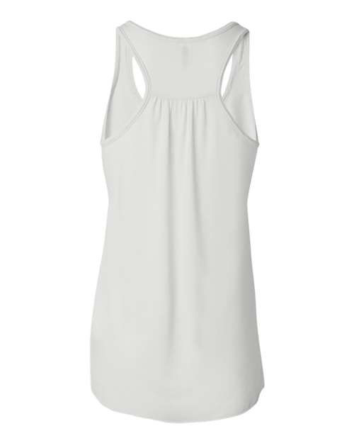 BELLA + CANVAS Women's Flowy Racerback Tank 8800 - White