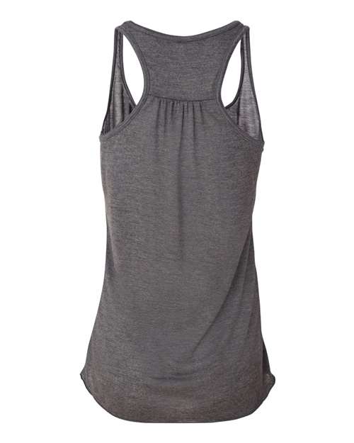 BELLA + CANVAS Women's Flowy Racerback Tank 8800 - Dark Grey Heather