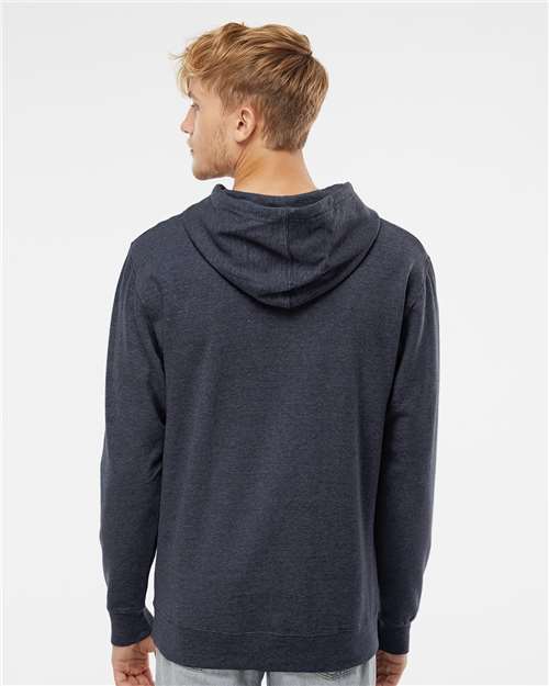 Independent Trading Co. Unisex Midweight Hooded Sweatshirt SS4500 - Classic Navy Heather