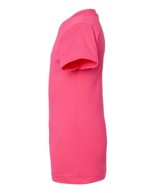 LAT Girls' Fine Jersey Tee 2616 - Hot Pink