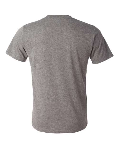 BELLA + CANVAS Unisex Triblend V-Neck Tee 3415 - Grey Triblend