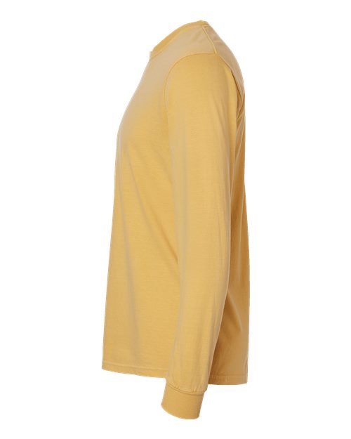 Comfort Colors Unisex Garment-Dyed Heavyweight Long Sleeve T-Shirt 6014 - Mustard