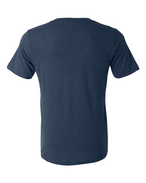 BELLA + CANVAS Unisex Triblend V-Neck Tee 3415 - Navy Triblend