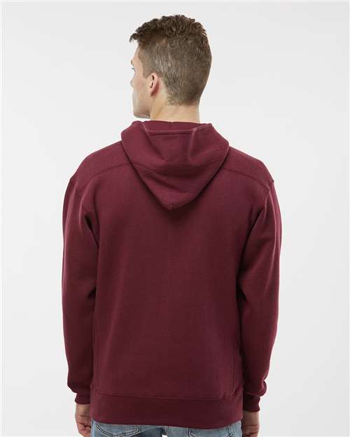 J. America Men's Sport Lace Hooded Sweatshirt 8830 - Maroon