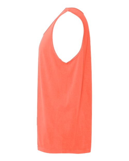 Comfort Colors Unisex Garment-Dyed Heavyweight Tank Top 9360 - Neon Red Orange