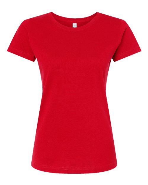 LAT Women's Fine Jersey Tee 3516 - Red