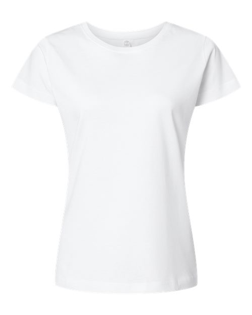 LAT Women's Fine Jersey Tee 3516 - White
