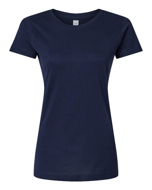 LAT Women's Fine Jersey Tee 3516 - Navy