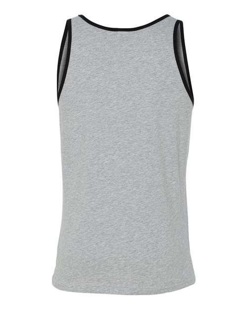 BELLA + CANVAS Jersey Tank 3480 - Athletic Heather/ Black