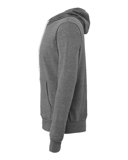 BELLA + CANVAS Unisex Sponge Fleece Hoodie Sweatshirt 3719 - Deep Heather