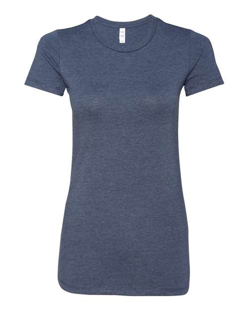 BELLA + CANVAS Women's Slim Fit Tee 6004 - Heather Navy