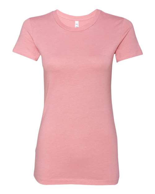 BELLA + CANVAS Women's Slim Fit Tee 6004 - Heather Pink