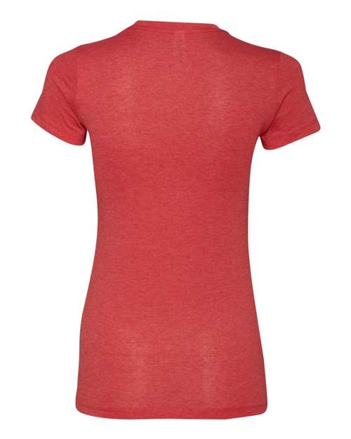 BELLA + CANVAS Women's Slim Fit Tee 6004 - Heather Red