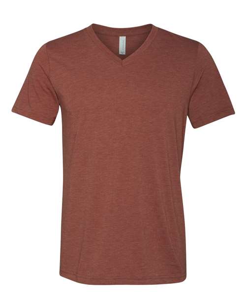 BELLA + CANVAS Unisex Triblend V-Neck Tee 3415 - Clay Triblend