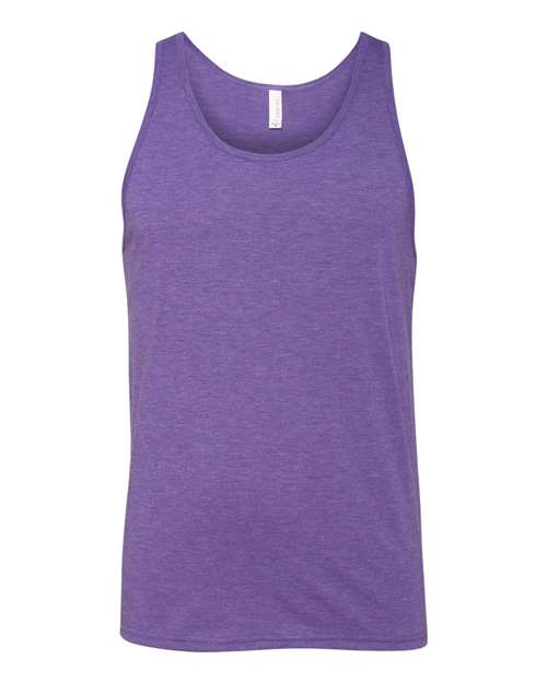 BELLA + CANVAS Jersey Tank 3480 - Purple Triblend