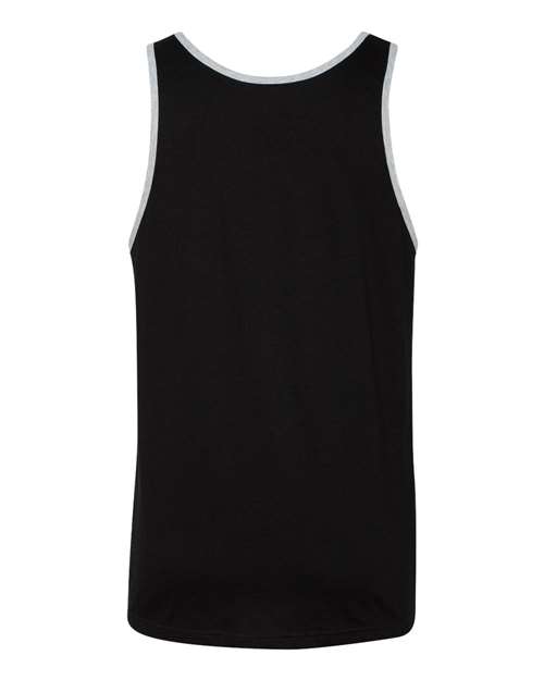 BELLA + CANVAS Jersey Tank 3480 - Black/ Athletic Heather