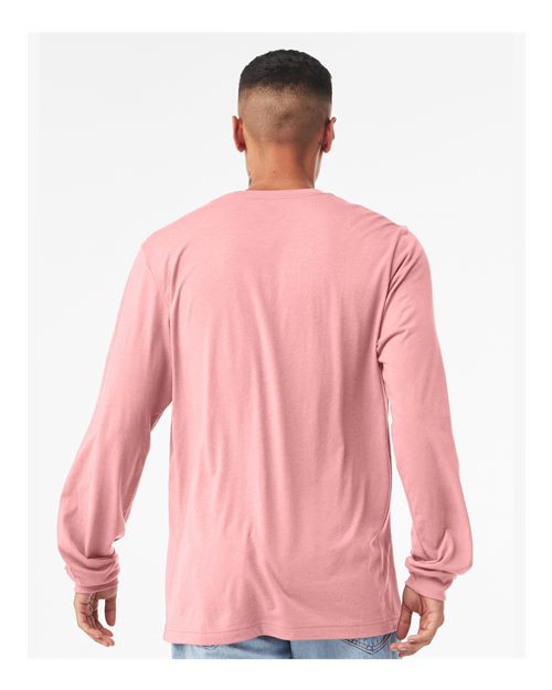 BELLA + CANVAS Unisex Jersey Long Sleeve Tee 3501 - Pink