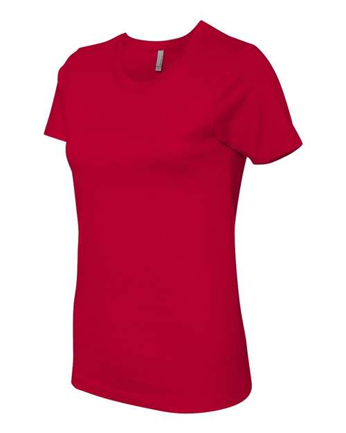 Next Level Women’s Cotton T-Shirt 3900 - Red