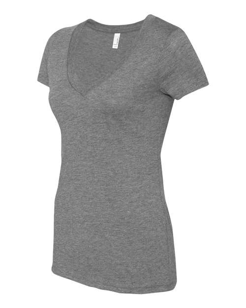 Next Level Women’s Triblend Deep V-Neck T-Shirt 6740