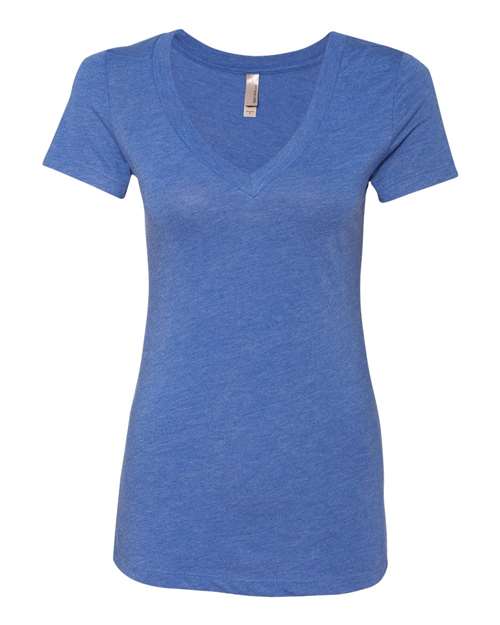 Next Level Women’s Triblend Deep V-Neck T-Shirt 6740