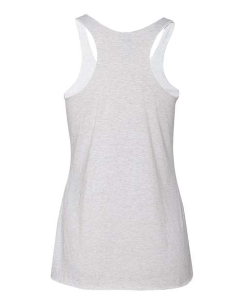 Next Level Women’s Triblend Racerback Tank 6733 - Heather White