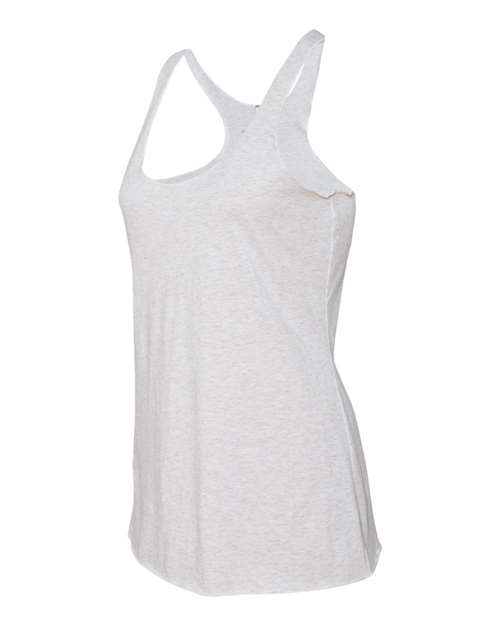 Next Level Women’s Triblend Racerback Tank 6733 - Heather White