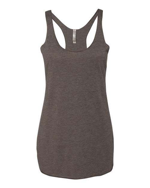 Next Level Women’s Triblend Racerback Tank 6733 - Macchiato