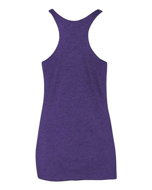 Next Level Women’s Triblend Racerback Tank 6733 - Purple Rush