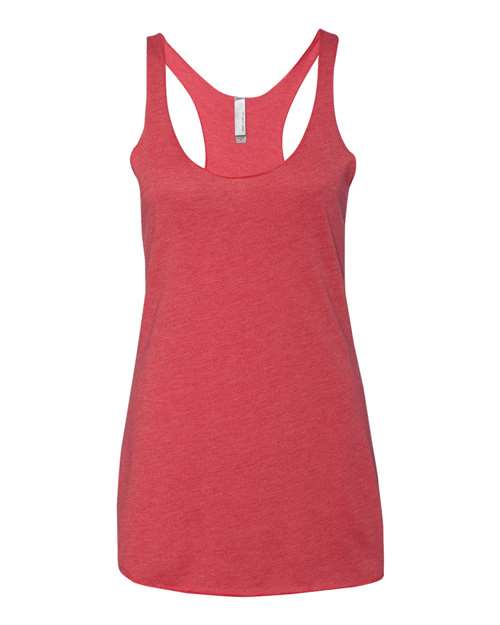 Next Level Women’s Triblend Racerback Tank 6733 - Vintage Red