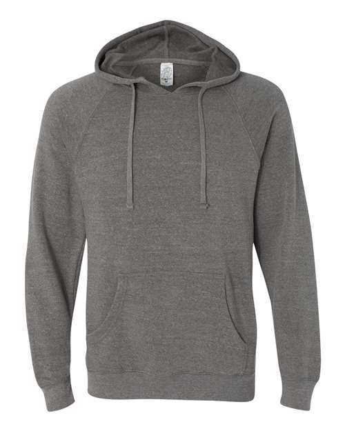 Independent Trading Co. Unisex Special Blend Raglan Hooded Sweatshirt PRM33SBP - Nickel