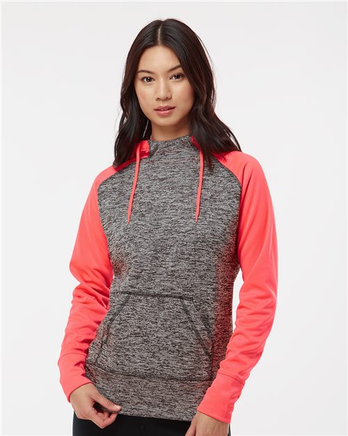 J. America Women’s Colorblocked Cosmic Fleece Hooded Sweatshirt 8618